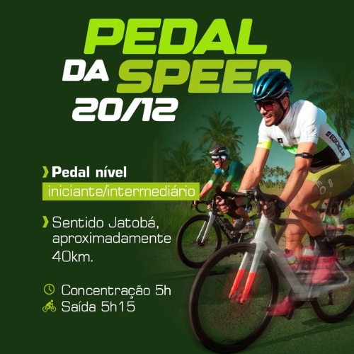 Banner do Evento Pedal de Speed - Ecociiclo - 2025