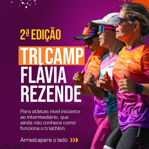 Banner do Evento 2º Tri Camp - Flávia Rezende 
