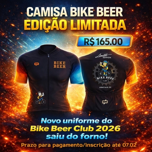 Banner do Evento Uniforme 2026 Edição Limitada do BIKE BEER Clube