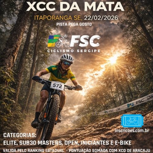 Banner do Evento XCC da Mata
