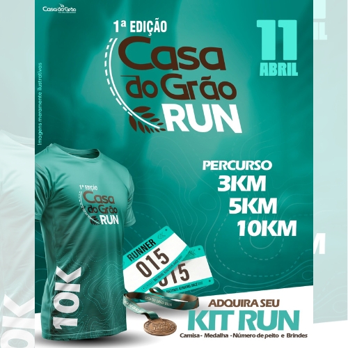 Foto do evento 1º Casa do Grão RUN 