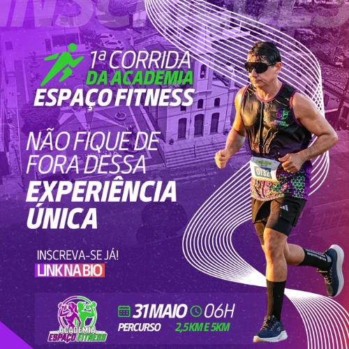 Foto do evento 1ª Corrida da Academia Espaço fitness