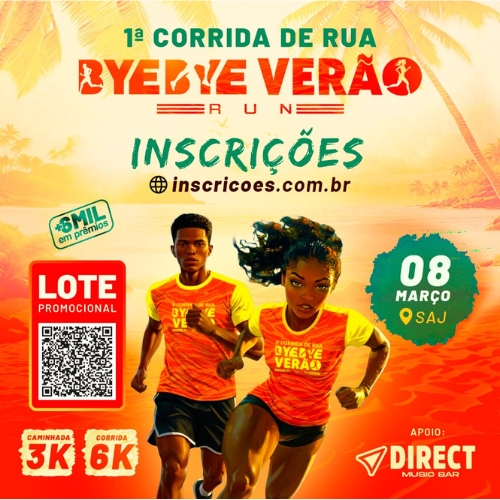 Foto do evento 1º Corrida de Rua Bye Bye Verão Run - 2026