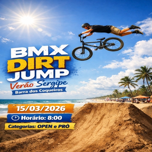 Banner do Evento BMX - DIRT JUMP Verão Sergipe