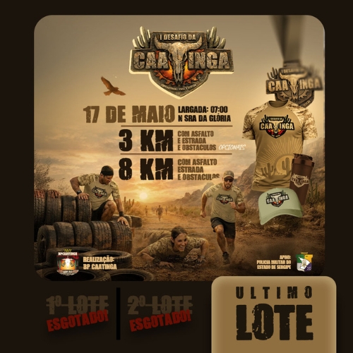 Banner do Evento 1º Desafio da Caatinga