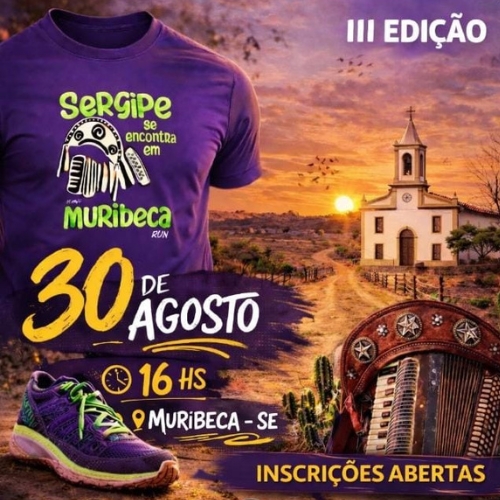 Banner do Evento Sergipe Se Encontra Em Muribeca - RUN - 3º Edição 