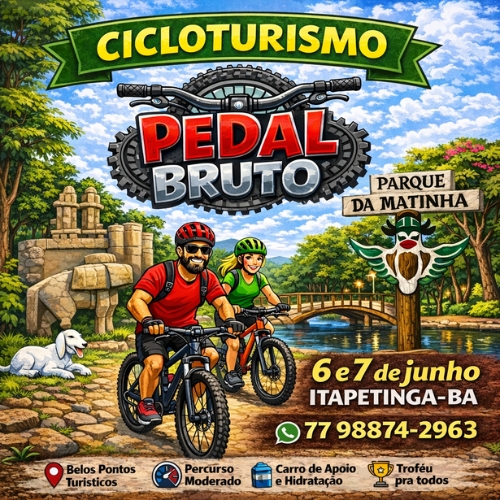 Banner do Evento Cicloturismo Pedal Bruto - 2026