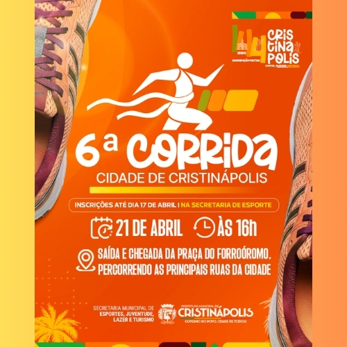 Foto do evento 6ª Corrida Cidade de Cristinápolis 