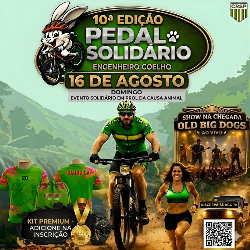 Foto do evento Pedal Solidário de Engenheiro Coelho - 10 Edição