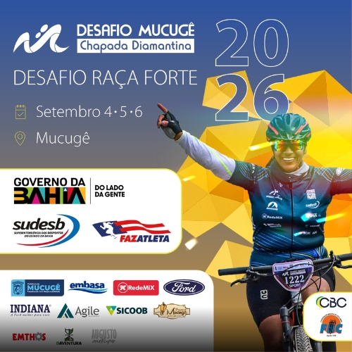 Banner do Evento Desafio Mucugê