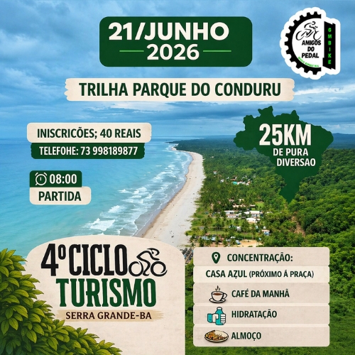 Banner do Evento Trilha Parque do Conduru 