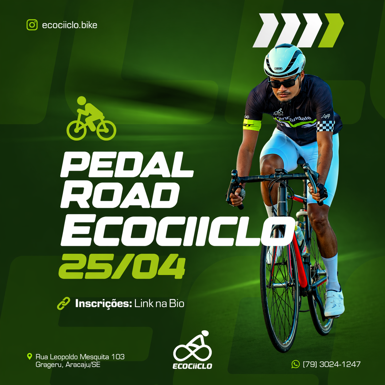 Banner do Evento Pedal Road Ecociiclo