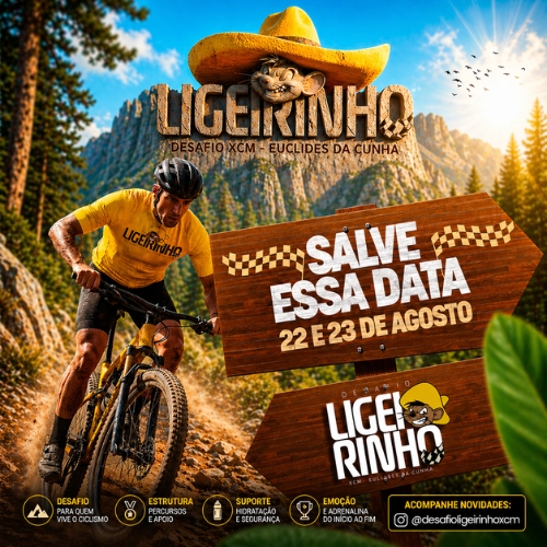 Banner do Evento Desafio Ligeirinho - XCM 