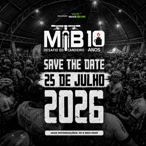 Banner do Evento Desafio do Candieiro - 10 anos - MTB - 2026