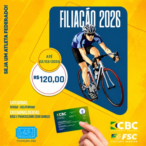 Banner do Evento Filiação - FSC - 2026
