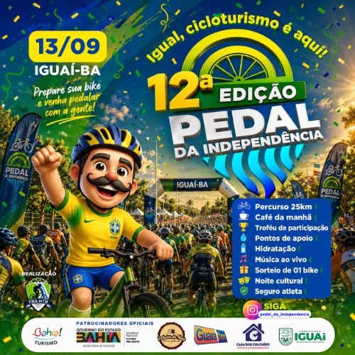 Banner do Evento 12ª Pedal da Independência 