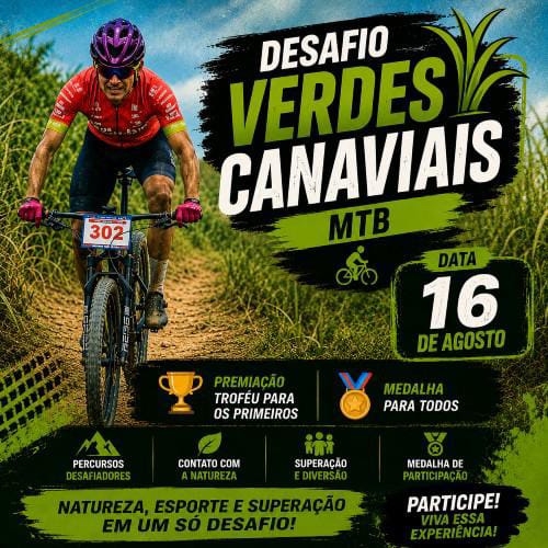 Foto do evento Desafio Verde Canaviais - MTB