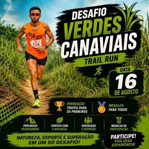 Banner do Evento Trial Run - Desafio Verde Canaviais