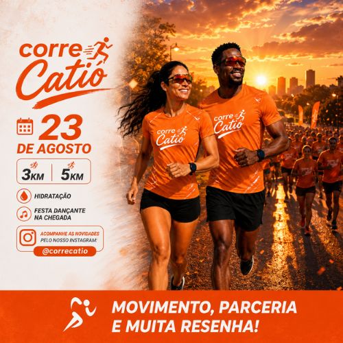 Banner do Evento Corre Catió - 2026