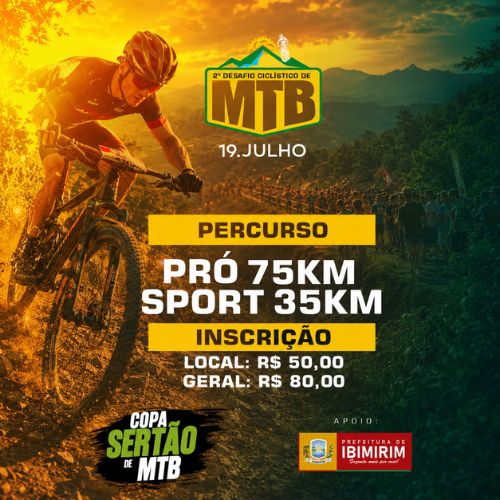 Banner do Evento 2º Desafio Ciclístico de Ibimirim - 2026