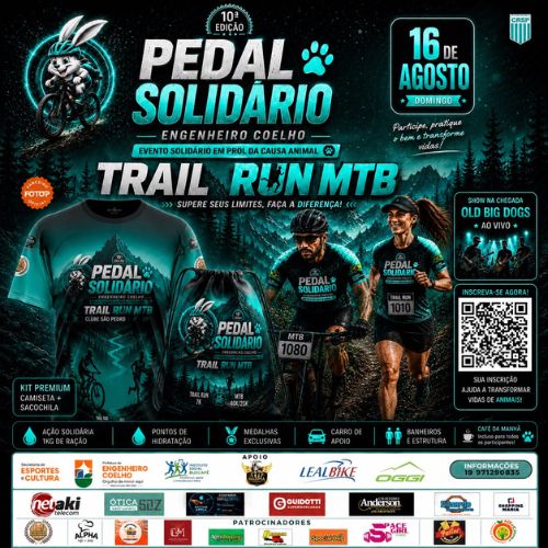 Foto do evento Pedal Solidário de Engenheiro Coelho - 10 Edição