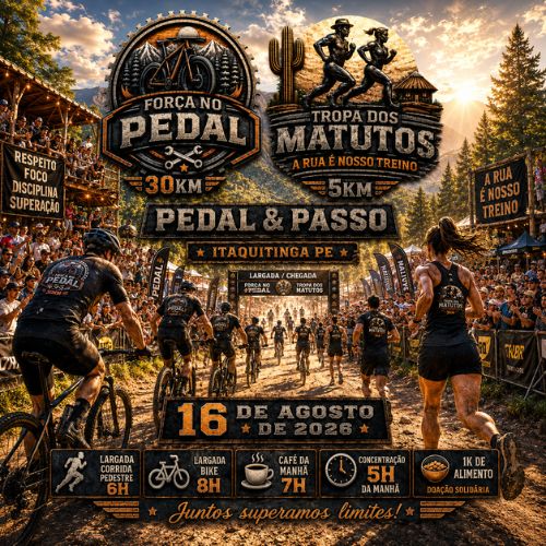 Foto do evento 1º Pedal e Passo - 2026