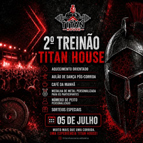Banner do Evento 2º Treinão Titan House - 2026