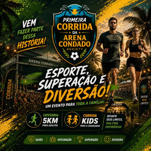 Foto do evento 1º Corrida da Arena Condado Society - 2026