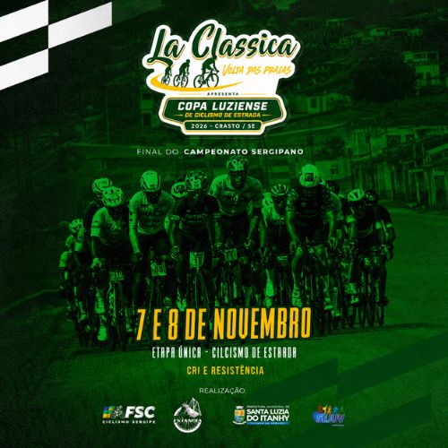 Banner do Evento Copa Luziense de Ciclismo de Estrada - 2026