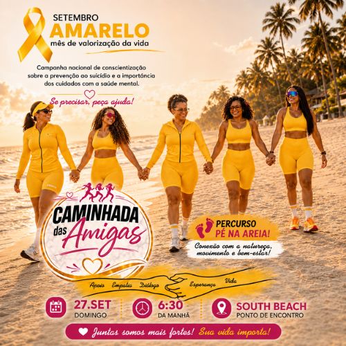 Foto do evento Caminhada das Amigas - Setembro Amarelo 
