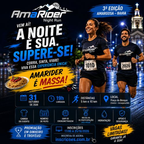 Foto do evento 3º Amarider Night Run - 2026