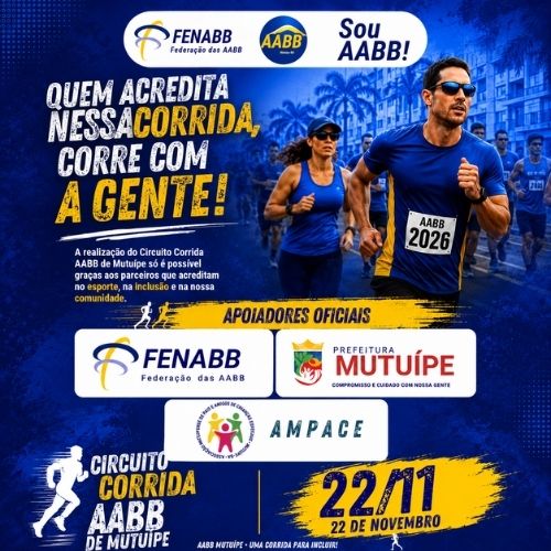Foto do evento Circuito Corrida AABB de Mutuípe - 2026