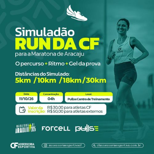 Banner do Evento Simuladão Runda CF - Para a Maratona de Aracaju 