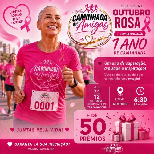 Foto do evento Caminha das Amigas - Especial Outubro Rosa