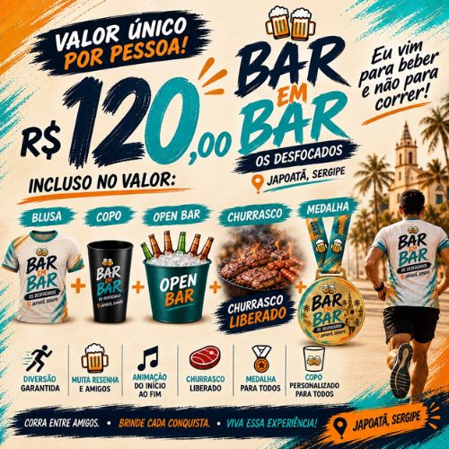 Foto do evento Corrida Bar em Bar - 2026