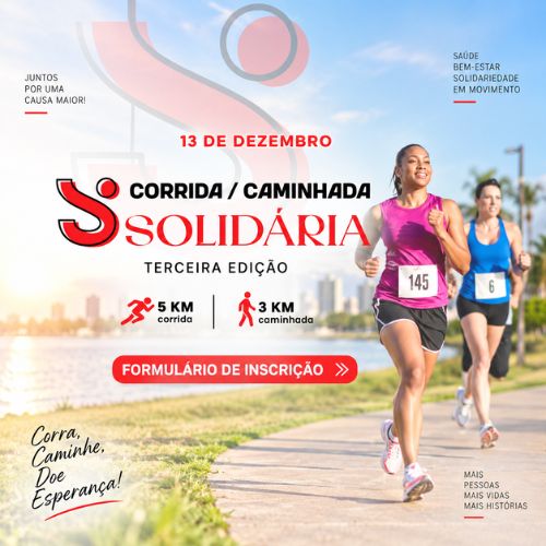 3º Corrida e Caminhada Solidária -2026