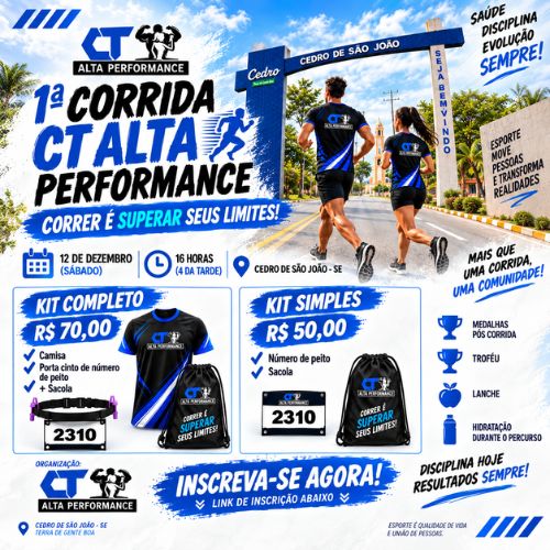 Foto do evento 1ª Corrida CT Alta Performance - 2026