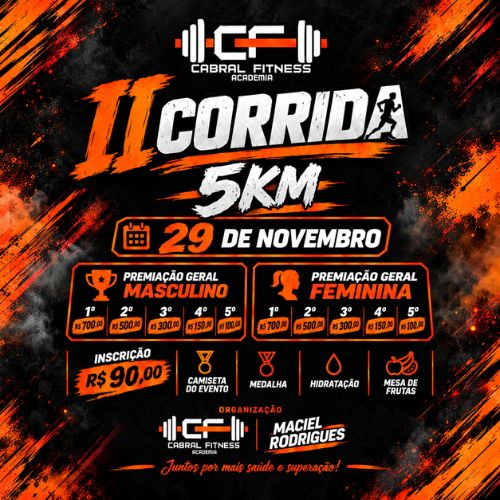 2ª Corrida Cabral Fitness - 2026