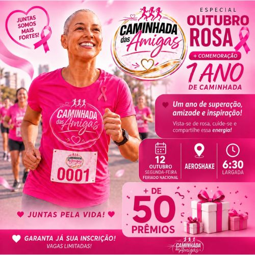 Foto do evento Caminha das Amigas - Especial Outubro Rosa
