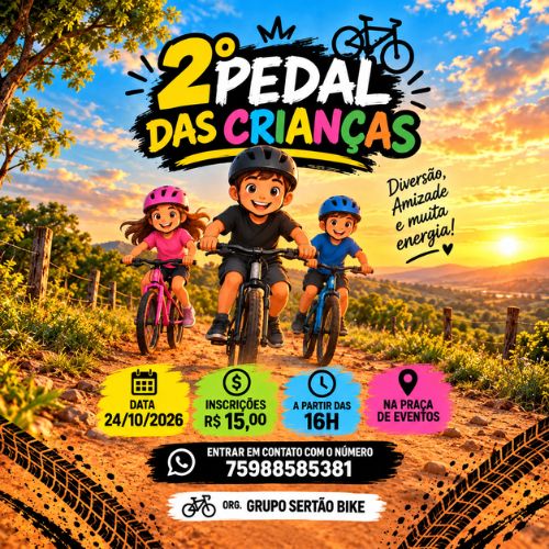 Foto do evento 2º Pedal das Crianças - 2026