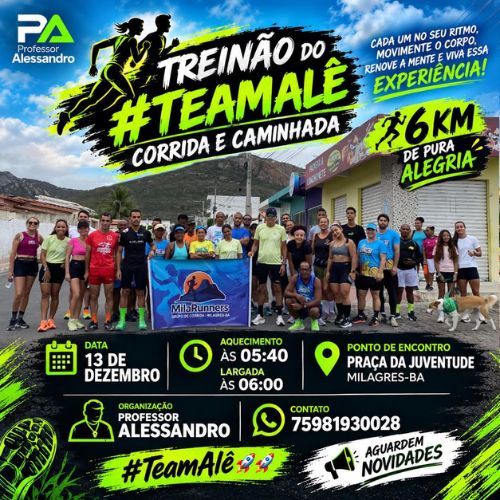 Foto do evento Treinão Team Alê - 2026