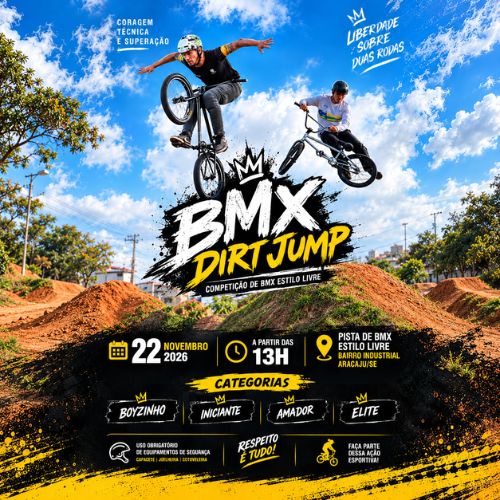 Cartaz de BMX Dirt Jump - Estilo Livre