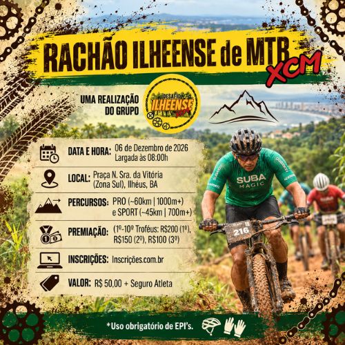 Cartaz de Rachão Ilheense de MTB 
