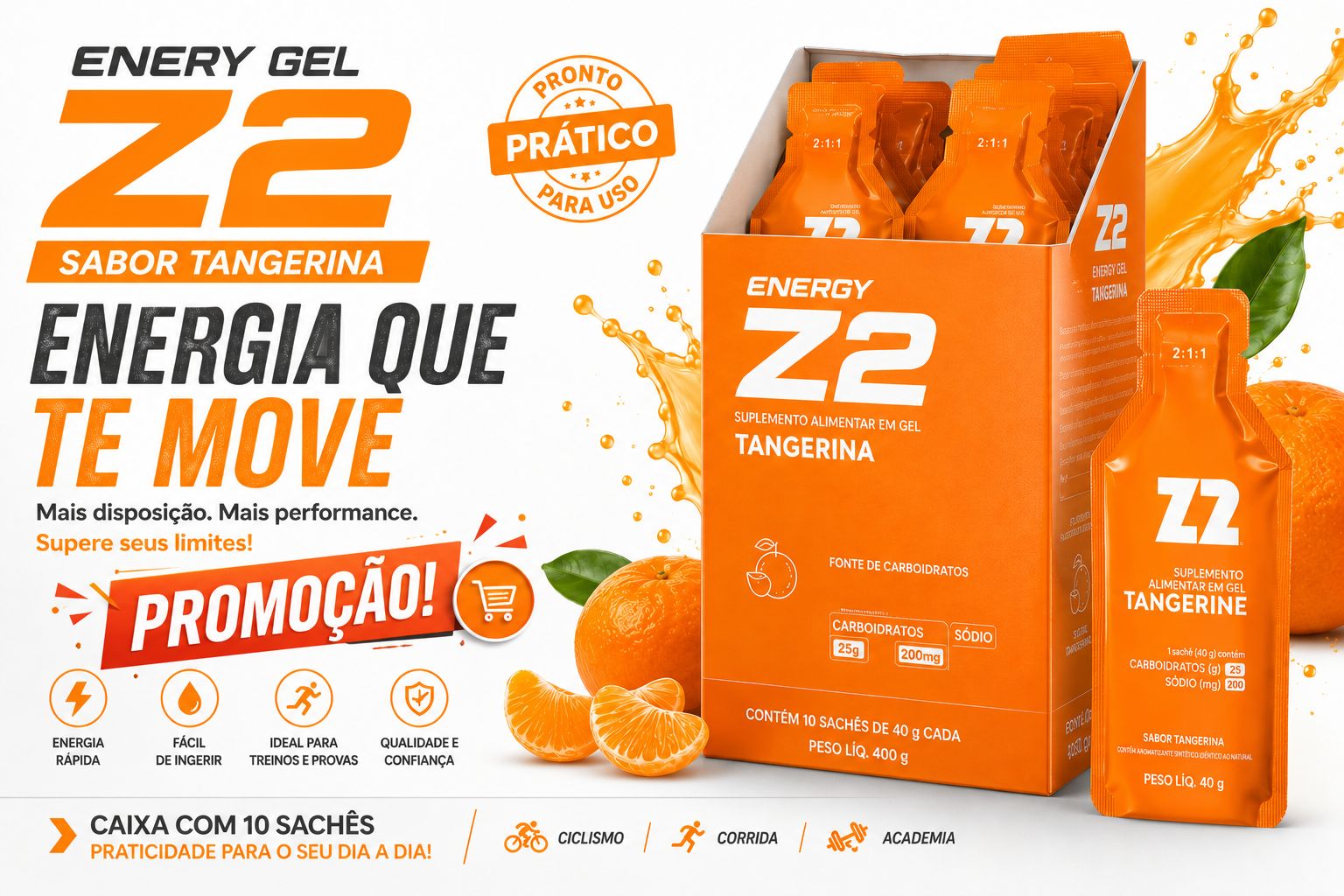 Promoção Z2 Tangerina 