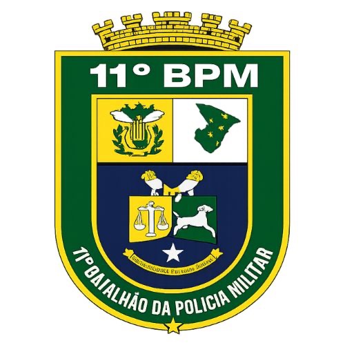 Logo 11º Batalão da Policia Militar do Estado de Sergipe 