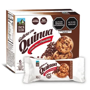 Galleta con quinua y chocolate 30g
