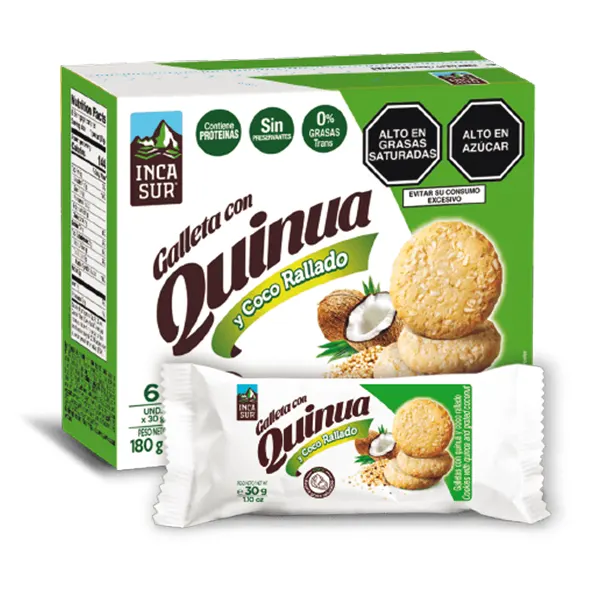 Galleta con quinua y coconut 30g