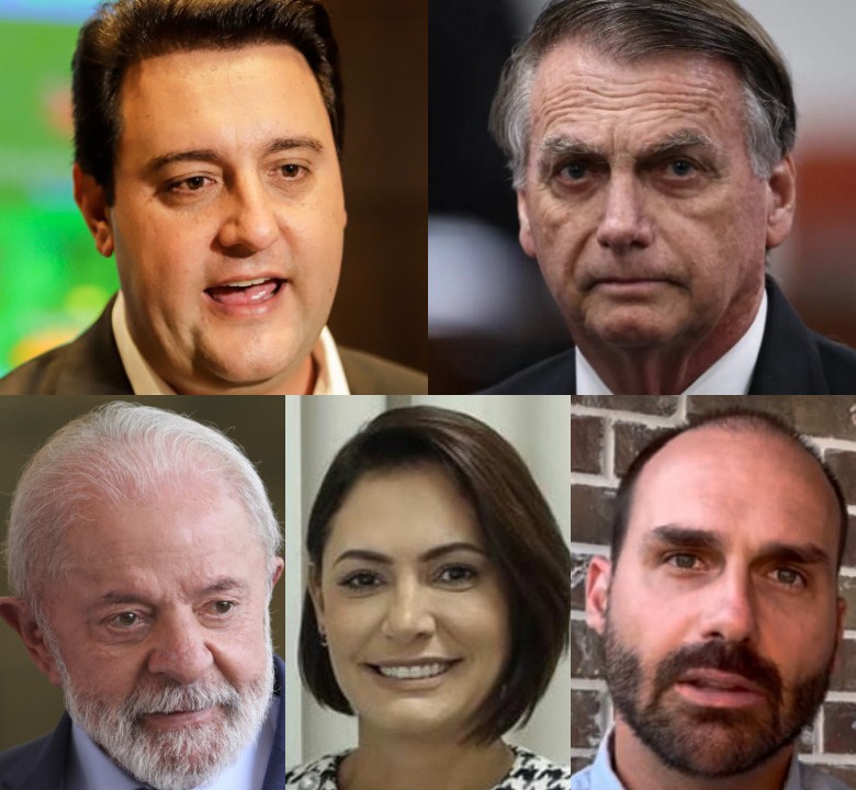 Ratinho empata com Bolsonaro e supera Lula, Michelle e Eduardo no Paraná