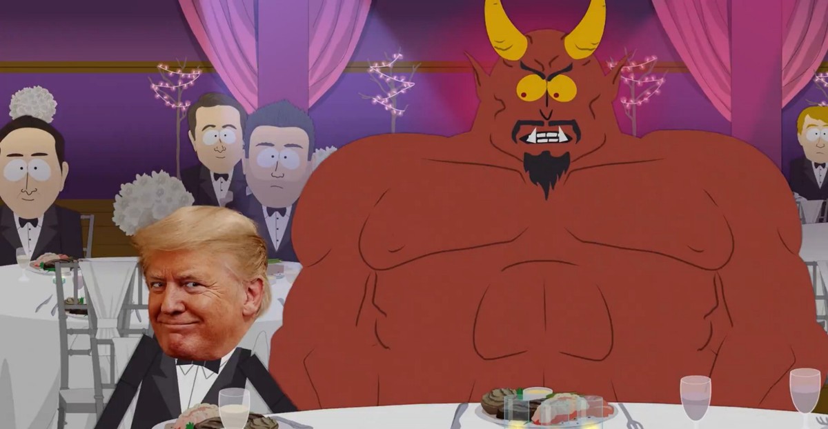 South Park lança episódio polêmico com Trump e Satanás após crise com a Casa Branca