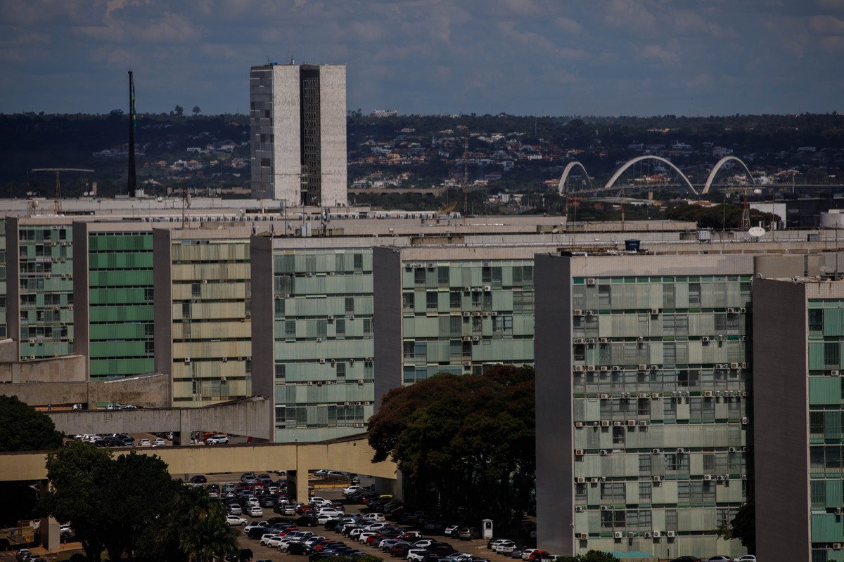 Esplanada dos Ministérios, em Brasília (Foto: Brenno Carvalho / Agência O Globo)